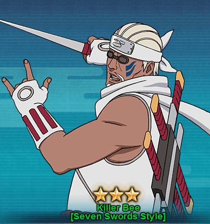 Killer Bee [Seven Swords Style] is the Eight-Tails Jinchuriki from Village ...